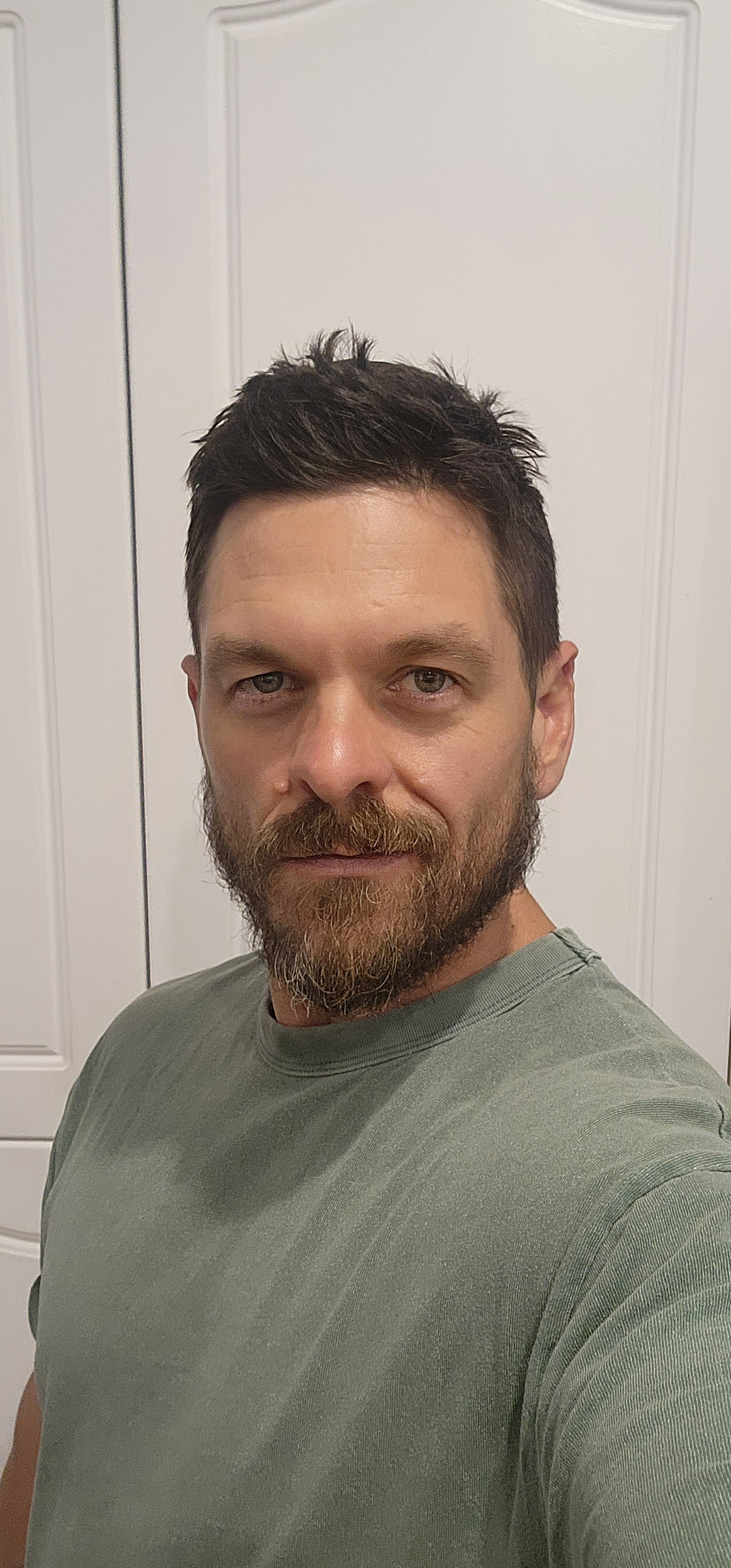 Before — a real selfie